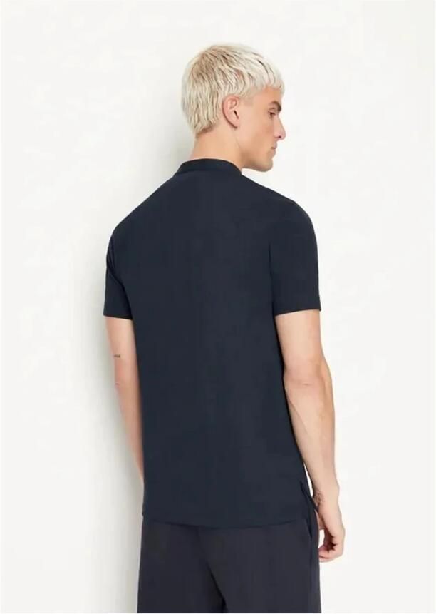 Armani Exchange Klassieke Polo Shirt Blauw Heren