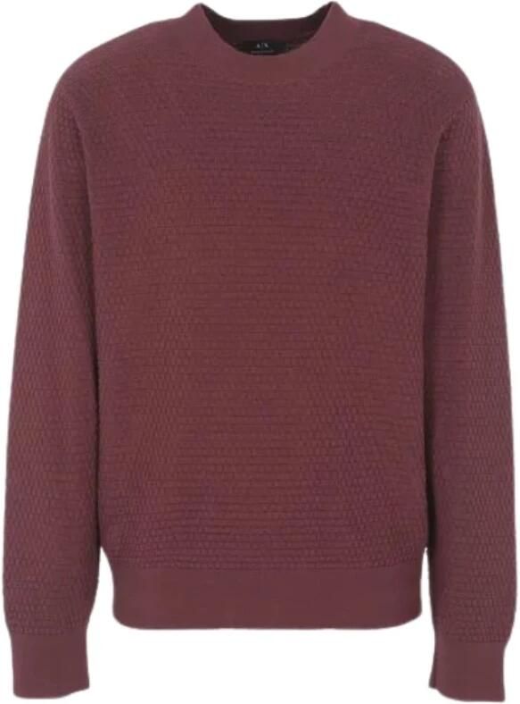 Armani Exchange Heren Trui Herfst Winter Collectie Katoen Red Heren - Foto 3