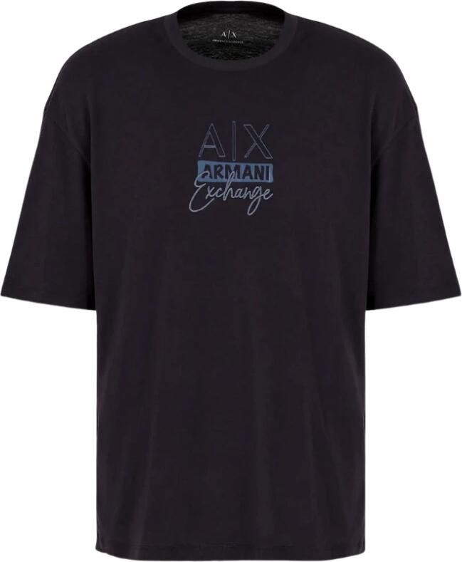 Armani Exchange Classic Tee Blue Heren