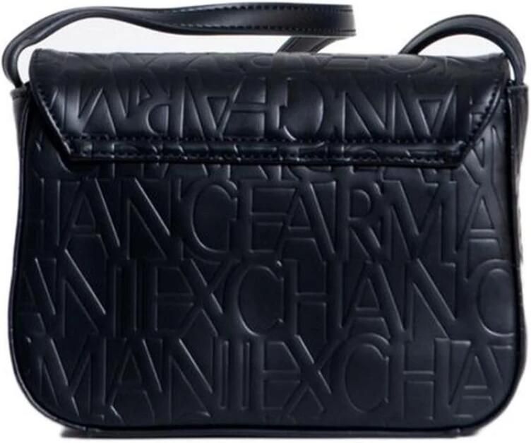 Armani Exchange Compacte polyurethaan handtas voor vrouwen Black Dames - Foto 5