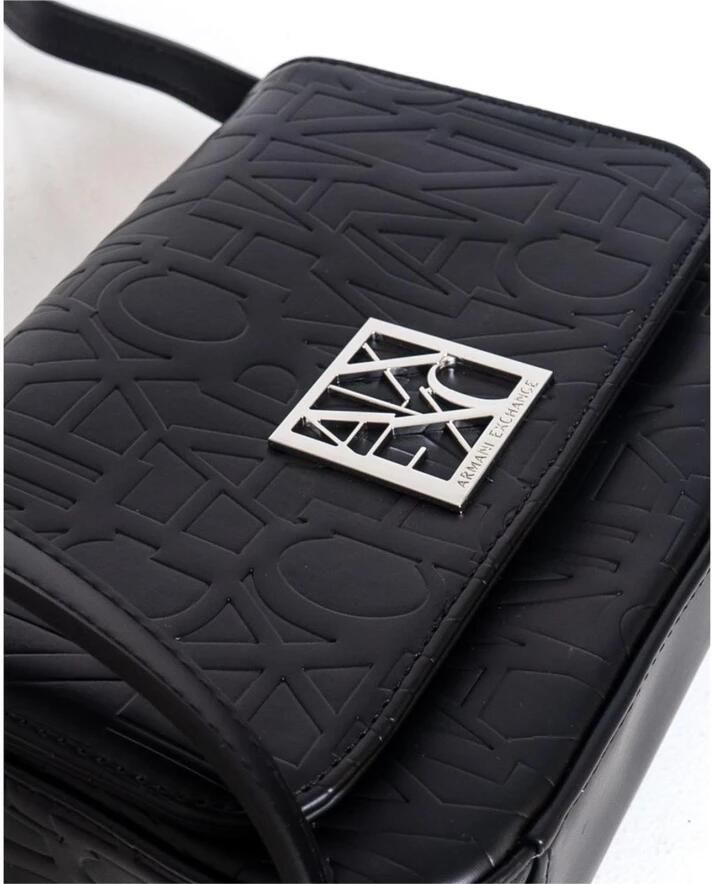 Armani Exchange Compacte polyurethaan handtas voor vrouwen Black Dames - Foto 2