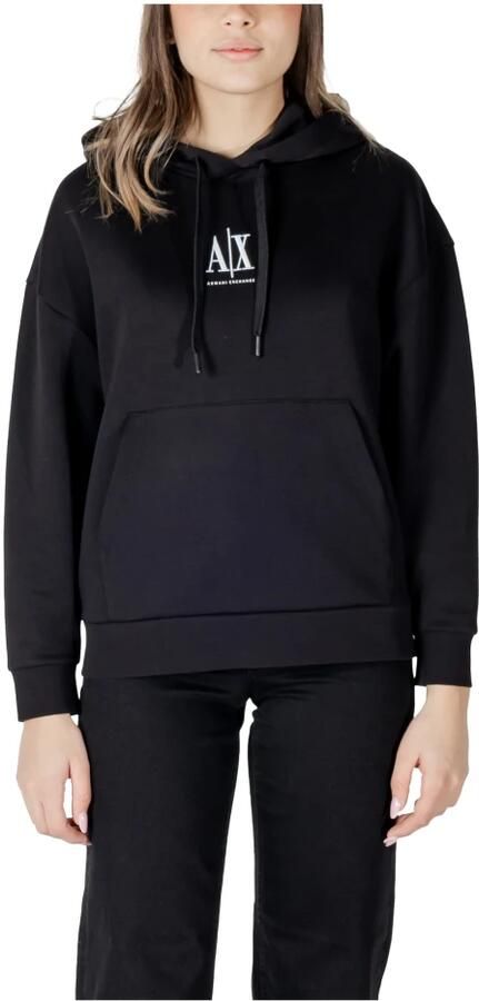Armani Exchange Dames Capsulate Sweatshirt Lente Zomer Collectie Black Dames