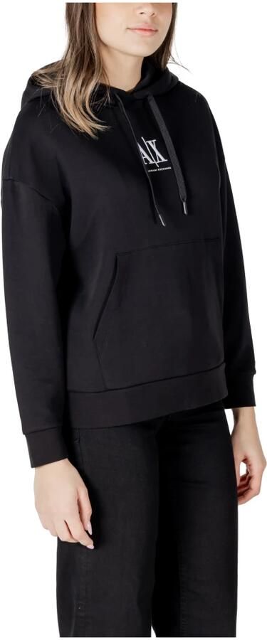 Armani Exchange Dames Capsulate Sweatshirt Lente Zomer Collectie Black Dames - Foto 3
