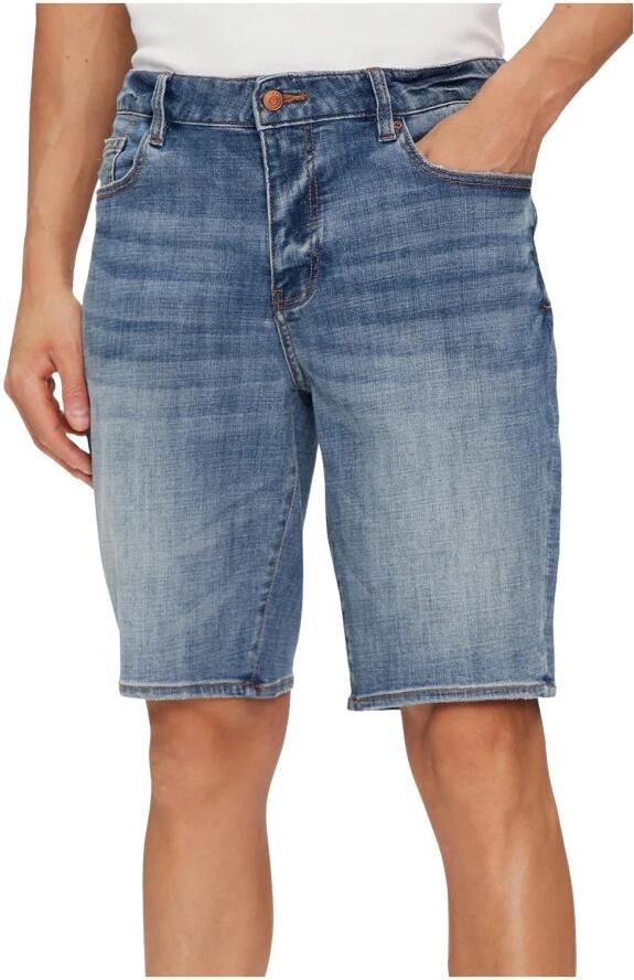 Armani Exchange Casual Bermuda Shorts Collectie voor Mannen Blue Heren - Foto 12