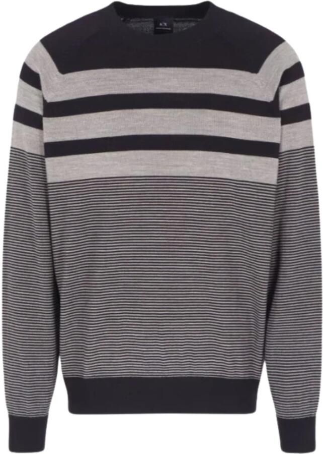 Armani Exchange Donkerblauwe Trui Stijlvol Model Blue Heren - Foto 6