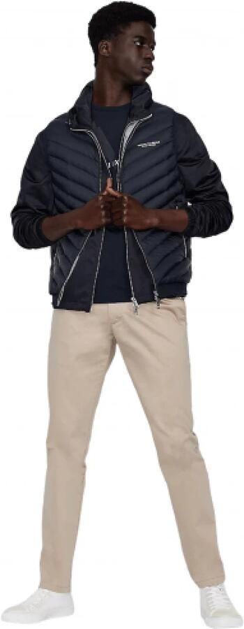 Armani Exchange Blauwe Mouwloze Gilet met Zakken Blue Heren - Foto 14