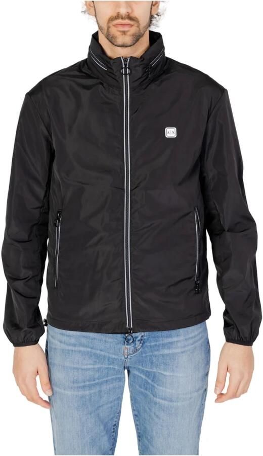 Armani Exchange Hooded Blouson Jas met Volledige Rits Black Heren - Foto 3
