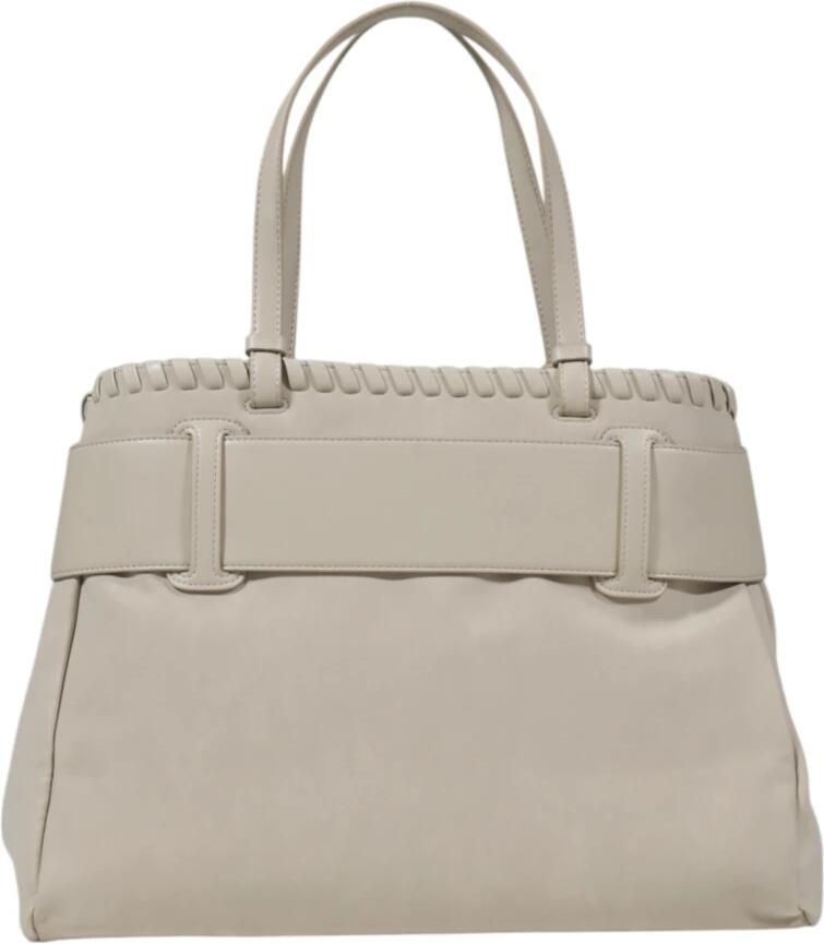 Armani Exchange Beige Handtas met Ritssluiting Beige Dames