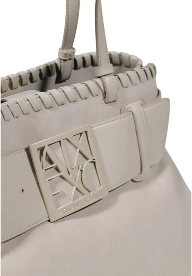Armani Exchange Beige Handtas met Ritssluiting Beige Dames - Foto 4