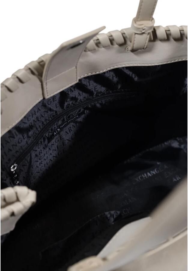 Armani Exchange Beige Handtas met Ritssluiting Beige Dames - Foto 5