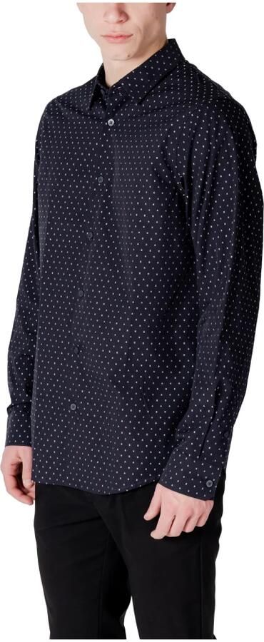 Armani Exchange Elegante herenoverhemd met lange mouwen Blue Heren - Foto 7