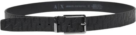 Armani Exchange Elegante Herenriem met Kenmerkend Patroon Black Heren - Foto 4