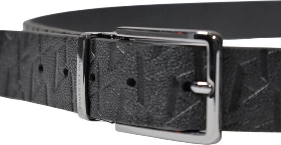 Armani Exchange Elegante Herenriem met Kenmerkend Patroon Black Heren - Foto 2