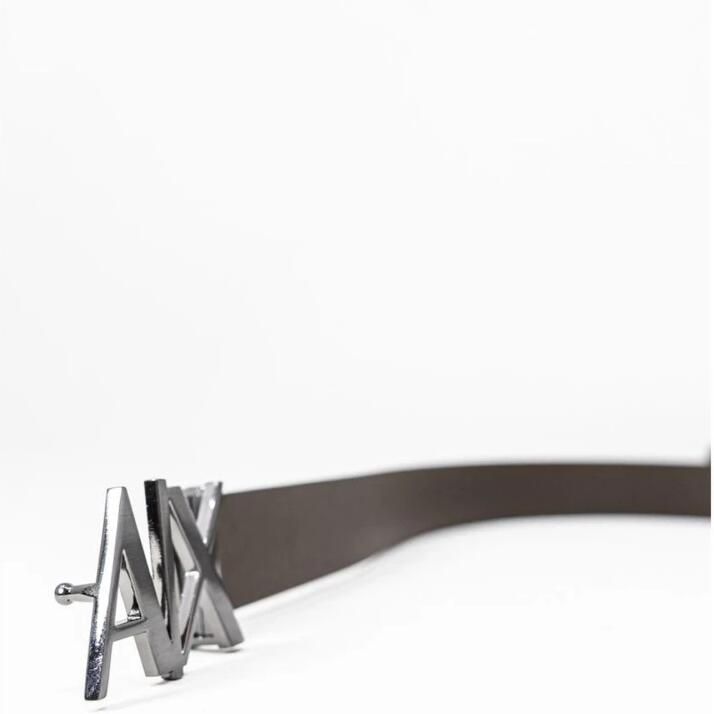 Armani Exchange Elegante lederen riem Herfst Winter collectie Black Heren - Foto 3