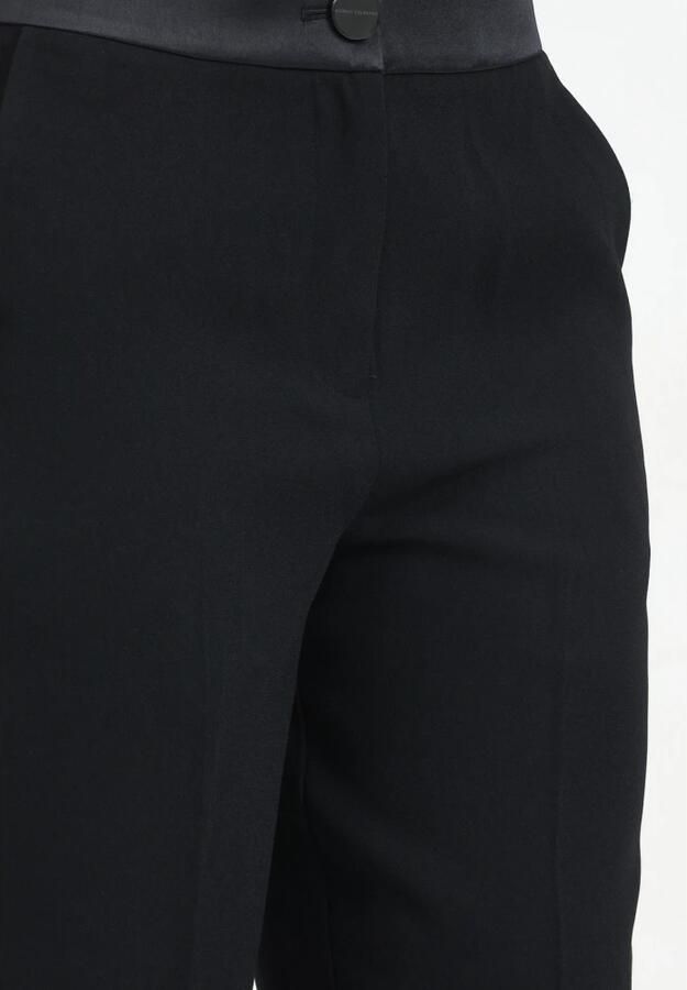 Armani Exchange Hoge taille zwarte broek met logo Black Dames - Foto 5