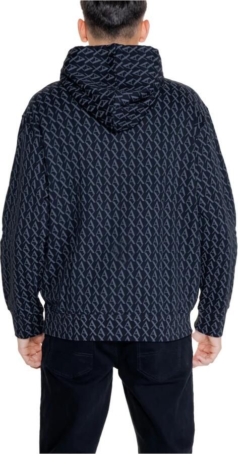 Armani Exchange Pinstripe Sweatshirt met Lange Mouwen Zwart Black Heren