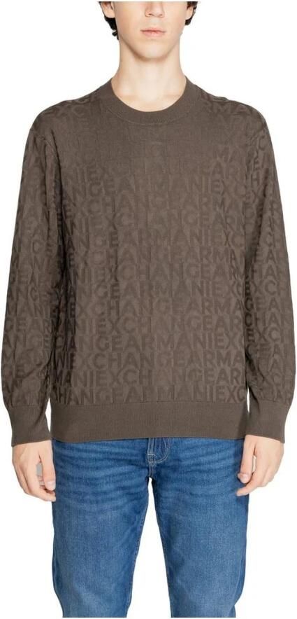 Armani Exchange Gebreide Viscose T-shirt Heren Collectie Green Heren - Foto 3