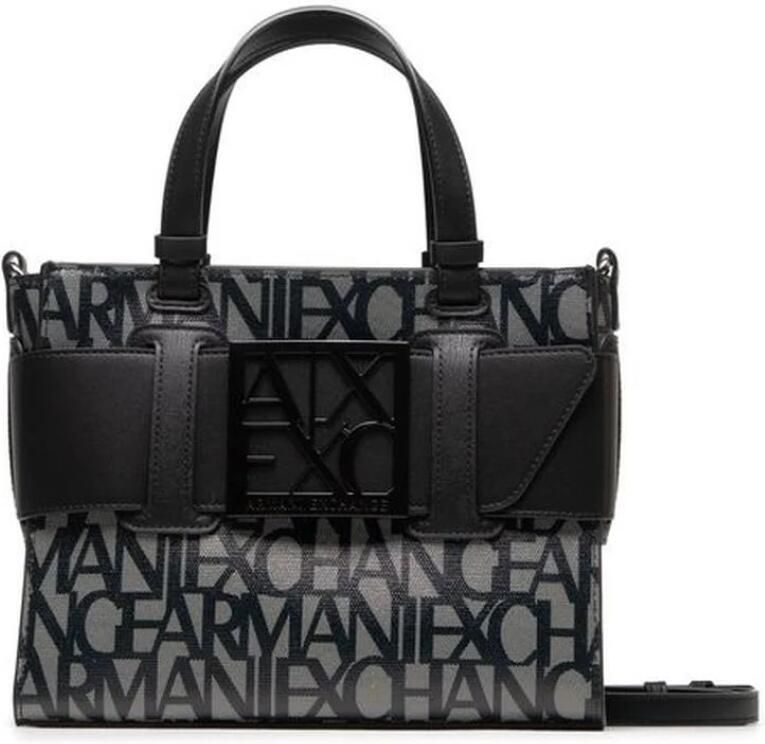 Armani Exchange Moderne Beige Handtas met Verstelbare Schouderband Beige Dames