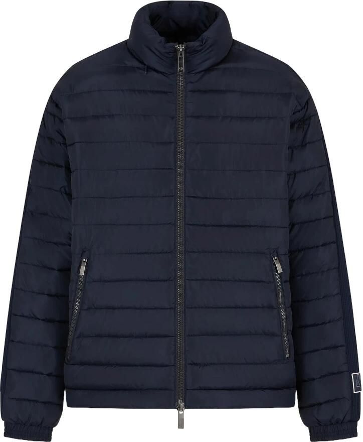 Armani Exchange Gewatteerde jas met zijpanelen Blue Heren - Foto 3