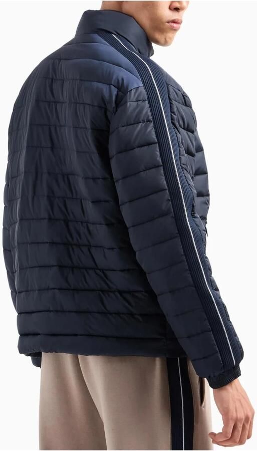 Armani Exchange Gewatteerde jas met zijpanelen Blue Heren - Foto 2