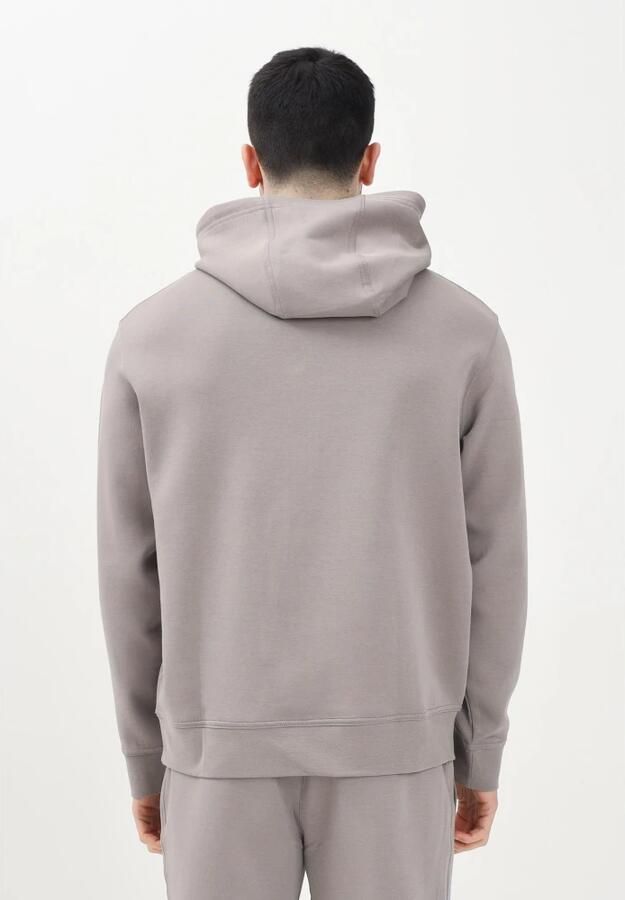 Armani Exchange Grijze Hoodie Sweater Minimalistische Stijl Brown Heren - Foto 2
