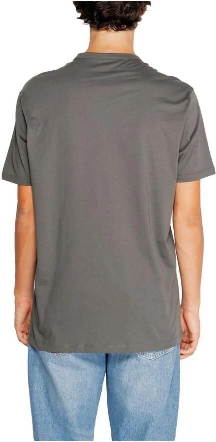 Armani Exchange Grijze Katoenen Heren Herfst Winter T-Shirt Gray Heren