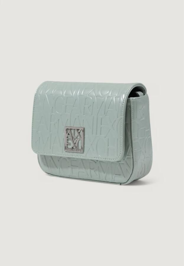 Armani Exchange Groene Tas met Magneetsluiting en Zakken Green Dames