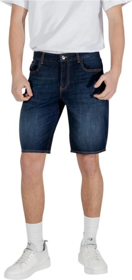 Armani Exchange Heren Bermuda Shorts Lente Zomer Collectie Blue Heren - Foto 5