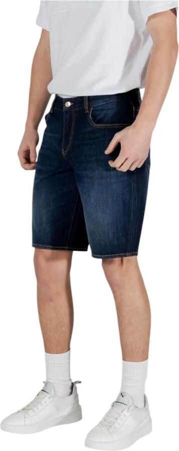 Armani Exchange Heren Bermuda Shorts Lente Zomer Collectie Blue Heren - Foto 4