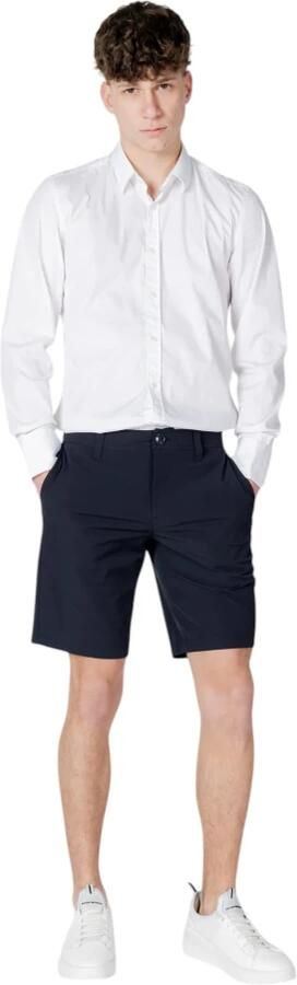 Armani Exchange Heren Bermuda Shorts Stijlvolle Collectie Blue Heren - Foto 7
