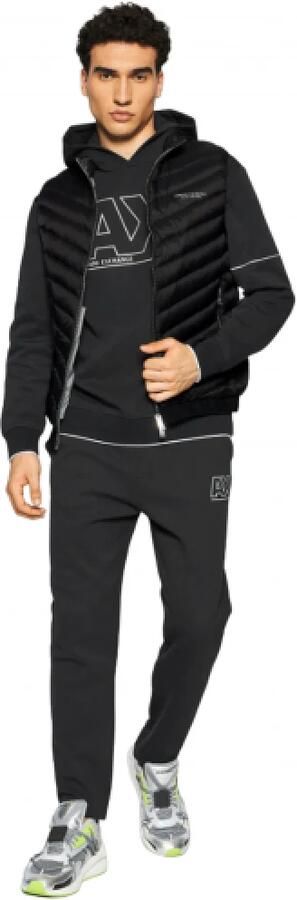 Armani Moderne gewatteerde en gewatteerde mouwloze jas voor heren Zwart Heren - Foto 8