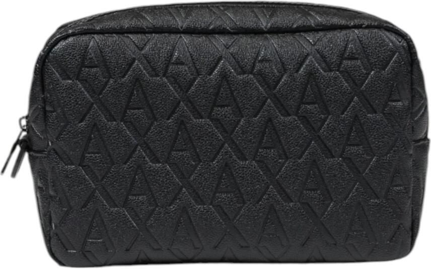 Ar i Exchange Zwarte polyester tas met ritsvakken Black - Foto 4