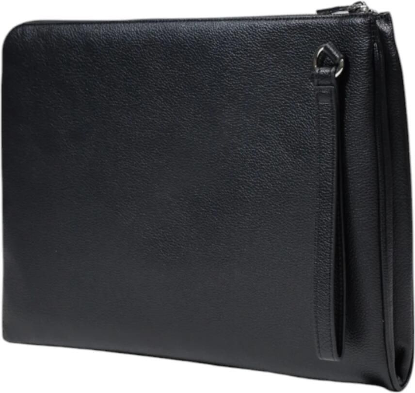 Armani Exchange Stijlvolle laptoptas met ritssluiting en binnenvakken Black Heren - Foto 3
