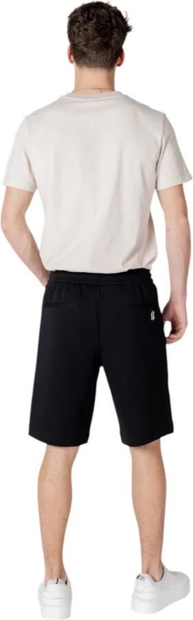 Armani Exchange Zwarte shorts met vetersluiting en zakken Black Heren - Foto 10