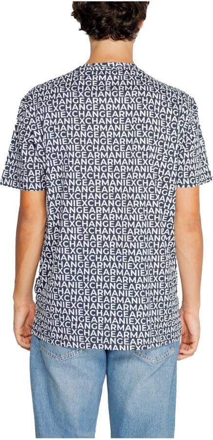 Armani Exchange Heren T-shirt Polo Herfst Winter Collectie Blue Heren - Foto 4