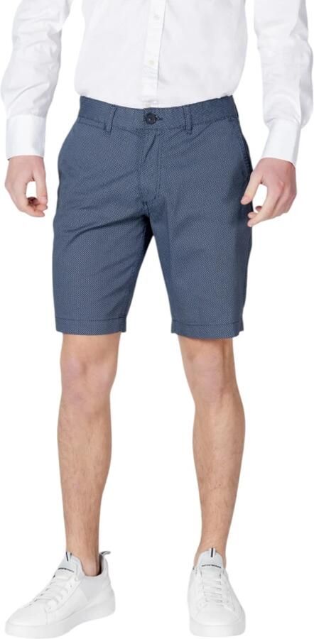 Armani Exchange Blauwe Katoenen Shorts met Zakken Blue Heren - Foto 9