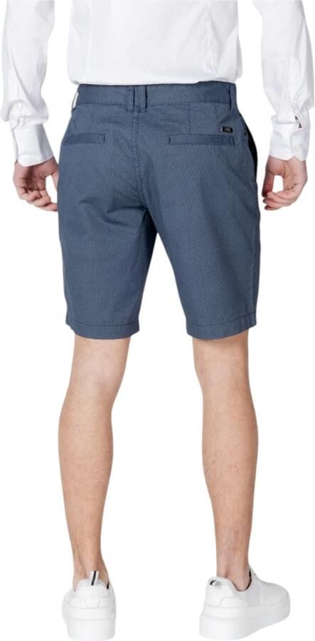Armani Exchange Blauwe Katoenen Shorts met Zakken Blue Heren - Foto 2