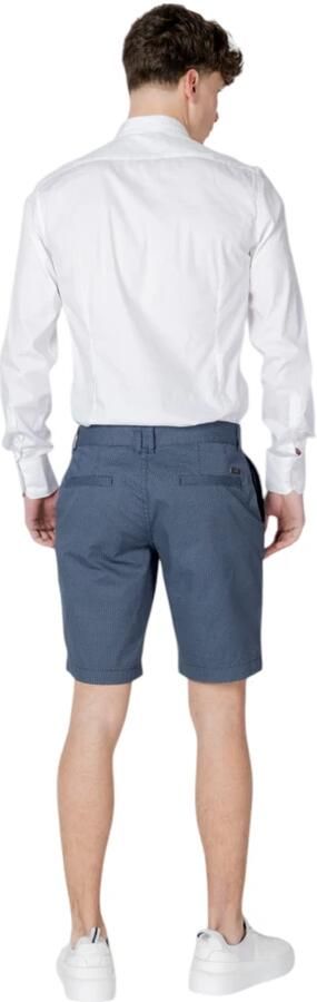 Armani Exchange Blauwe Katoenen Shorts met Zakken Blue Heren - Foto 8