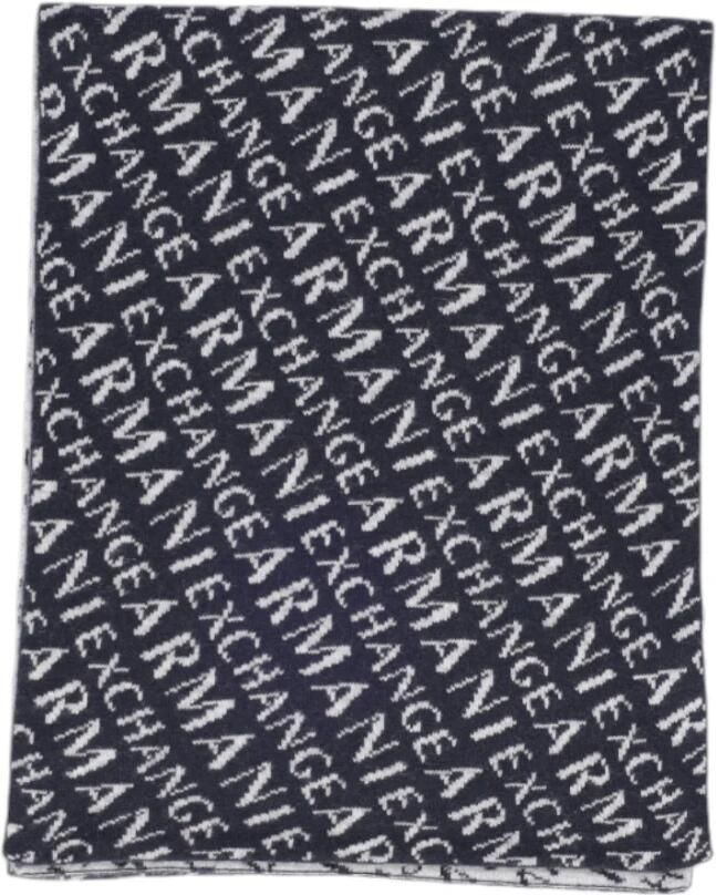 Armani Exchange Herfst Winter Heren Sjaals en Handschoenen Blue Heren - Foto 4