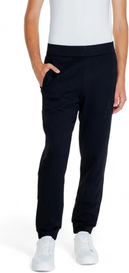 Armani Exchange Zwarte sweatpants met elastische boorden Black Heren - Foto 2