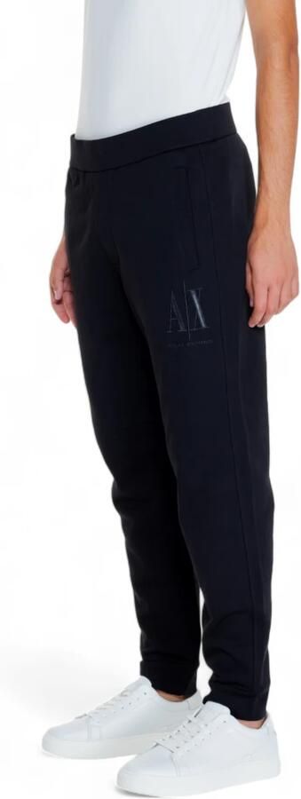 Armani Exchange Zwarte sweatpants met elastische boorden Black Heren - Foto 5