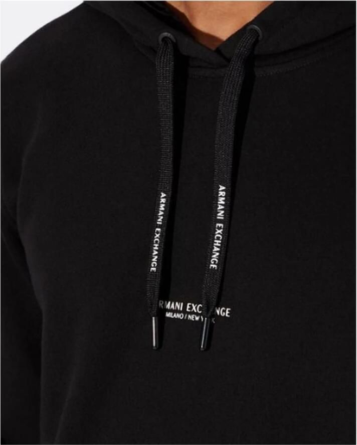 Armani Exchange Blauwe Hoodie Sweatshirt Milano New York Blue Heren