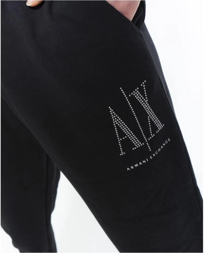 Armani Exchange Katoenen Sportbroek Collectie Lente Zomer Black Dames - Foto 2