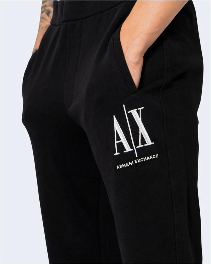 Armani Exchange Katoenen Sportbroekencollectie Lente Zomer Black Heren - Foto 2