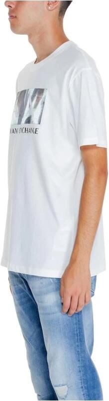 Armani Exchange Katoenen T-shirt Heren Collectie Herfst Winter White Heren - Foto 2