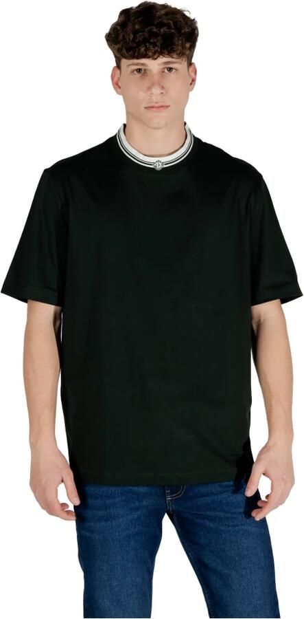 Armani Exchange Katoenen T-shirt korte mouwen lente zomer Black Heren - Foto 3