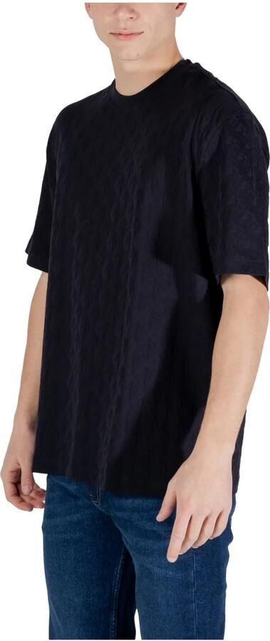 Armani Exchange Katoenen T-shirt korte mouwen lente zomer Blue Heren - Foto 6