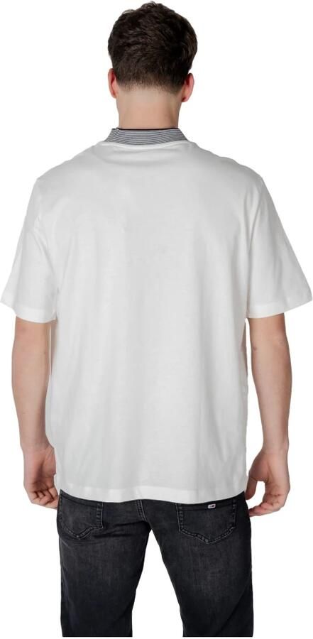 Armani Exchange Katoenen T-shirt korte mouwen lente zomer White Heren - Foto 2