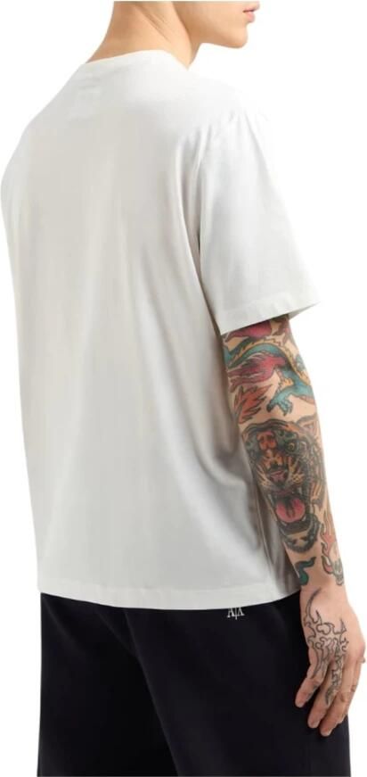 Armani Exchange Klassiek T-shirt met korte mouwen White Heren - Foto 2