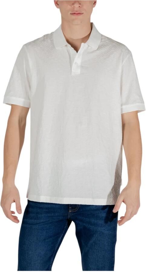 Armani Exchange Klassieke katoenen poloshirt met korte mouwen White Heren - Foto 2